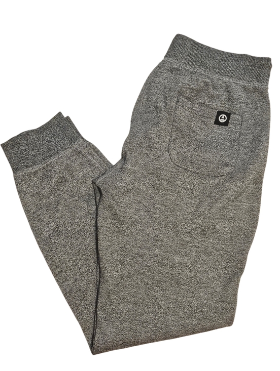 Amnesia Other - Amnesia Heathered Gray Slim Jogger Sweatpants with Zippered Pockets